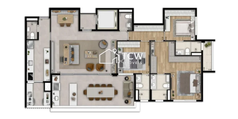 Imagem Apartamento à venda no bairro Brooklin Paulista - São Paulo/SP, Zona Sul