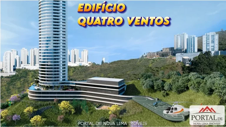 Apartamento de Luxo com 757 m², Garagem Privativa e Heliponto em Nova Lima ? Quatro Ventos