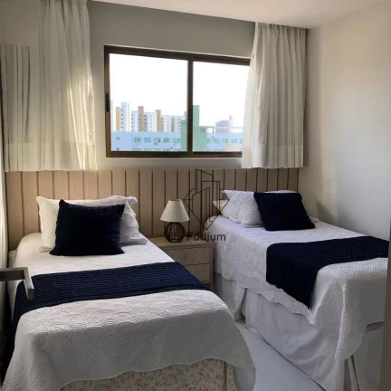 Imagem Apartamento mobiliado, decorado e equipado a 300 metros da praia de Ponta de Campina - AP2104