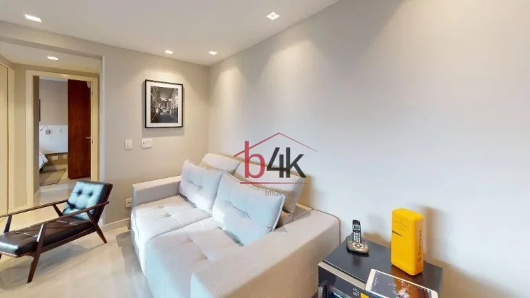 Imagem Apartamento mobiliado com 2 dormitórios para venda ou aluguel no Brooklin