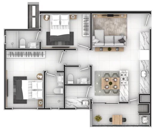 Imagem Apartamento à venda no bairro Dom Bosco - Itajaí/SC