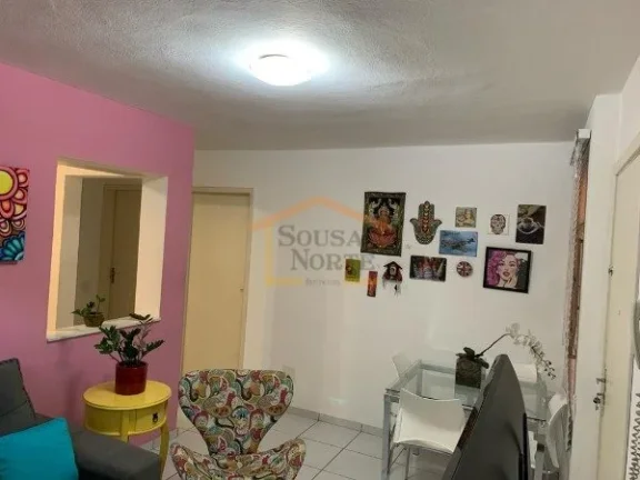 Imagem Apartamento com 60m², distribuído em 2 dormitórios, sala, cozinha, lavanderia e 1 banheiro. Possu...