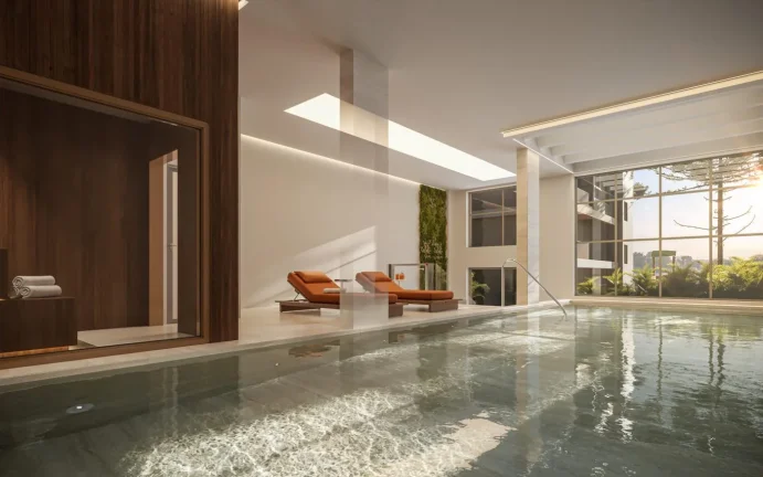 Imagem Apartamento 3 suítes no Batel em Curitiba.Ed. Nizza. 136 m2