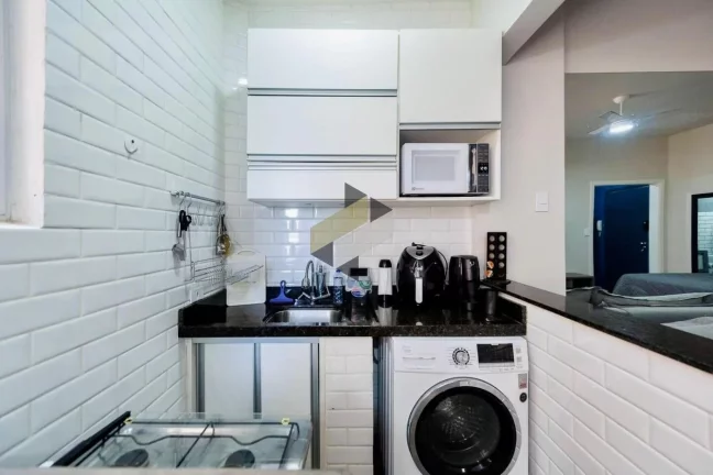 Imagem Studio para Venda em Santos, Boqueirão, 1 banheiro, 1 vaga