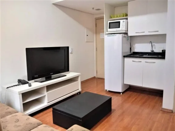 Imagem Flat disponível para venda no Hotel Slaviero Essential São Paulo Moema, com 26m², 1 dormitório e 1 vaga