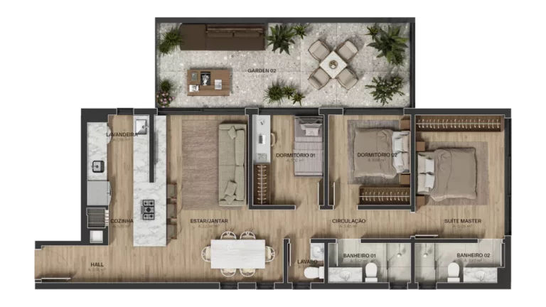 Imagem Apartamento com 3 Quartos à Venda, 155 m² em Tristeza - Porto Alegre