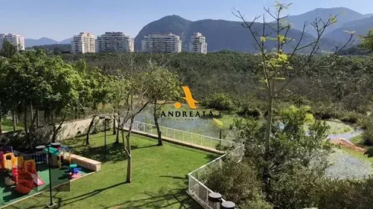 Imagem Rua Cesar Lattes - Blue das Américas - Vista para piscina e reserva, sol da manha!!! Exclusividade Andreata!!!!