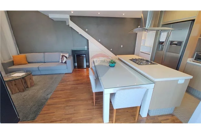 Imagem Apartamento duplex mobiliado 1 suíte 1 vaga na Vila Olímpia