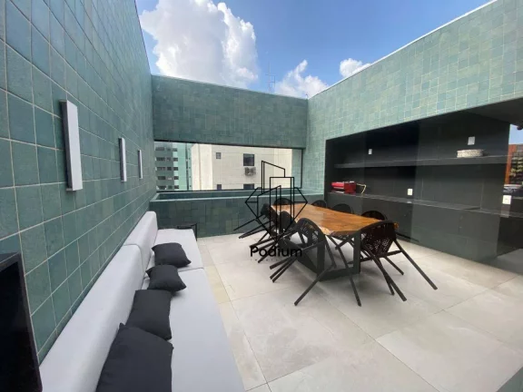 Imagem Apartamento Home flat com 02 quartos, mobiliado e equipado a 100m da praia do Cabo Branco - FL0926