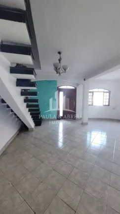 Imagem Lindo Sobrado Esquina, 191m², 237m² Construídos, 5 Quartos, 1 Com Suíte Master e Sacada, Sala 3 Ambientes Enorme, Escritura, Várias vagas, 2 Salões (reformar), Área Gourmet no Jardim Esperança, Mauá-SP