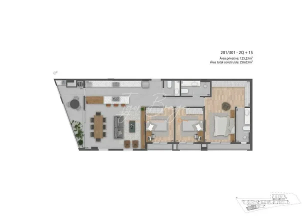 Imagem Apartamento à venda no bairro Mercês em Curitiba/PR