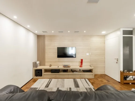 Imagem Apartamento Paraiso - 138M², 3 Dorms, 1 Suíte, 1 Vaga Determinada, Armários, Lavabo, Mobiliado.