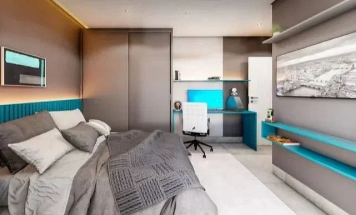 Imagem Studio à venda, no Collegiate Varginha/MG, em Varginha, Santa Luiza, com 1 quarto, 22,74m2