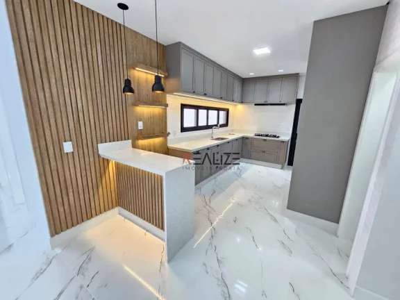 Imagem Casa térrea com 4 suítes à venda, 250 m² por R$ 2.950.000 - Condomínio Dona Lucilla - Indaiatuba/SP