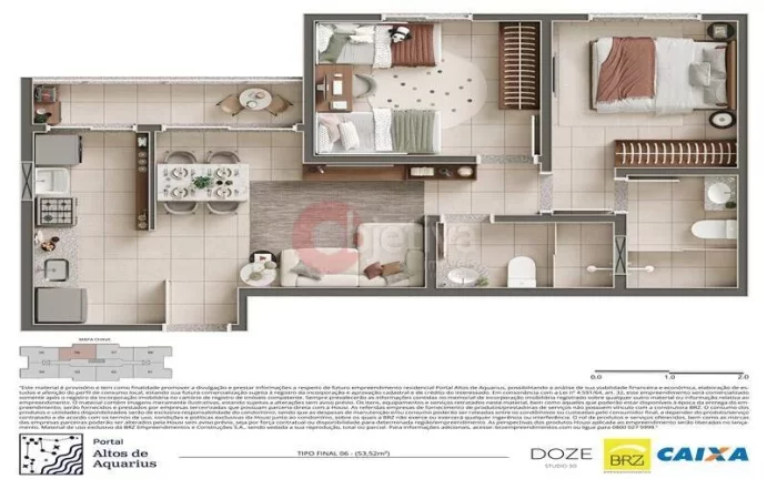 Imagem Apartamento com 2 quartos à venda - Nova São Pedro - São Pedro da Aldeia/RJ