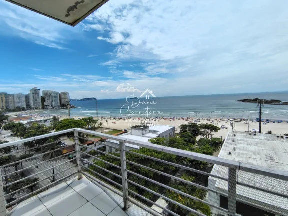 Imagem Apartamento à venda em Guarujá-SP: 3 quartos, 1 suíte, 2 salas, 3 banheiros, 2 vagas de garagem, 209m² - Bairro Pitangueiras!