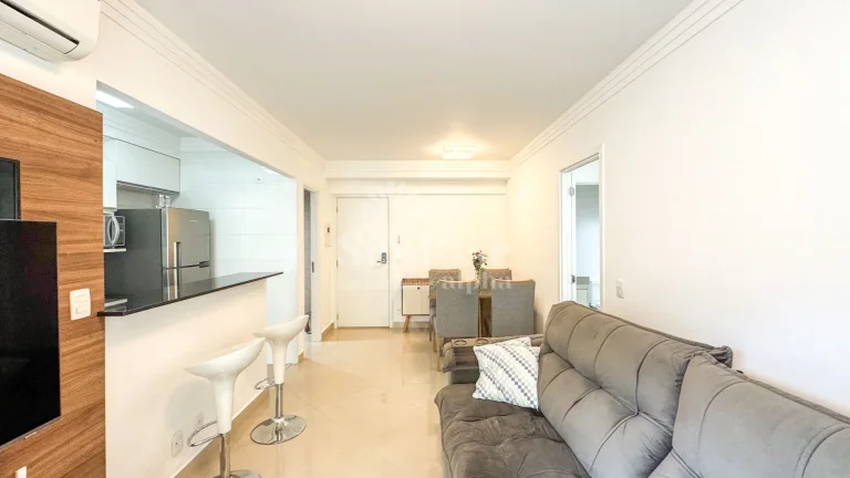 Imagem Apartamento Mobiliado Locação Alphaville com 1 quarto e 1 vaga 49 m² por R$5.000,00 pacote - Barueri/SP