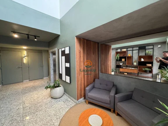 Imagem Flat com 1 dormitório à venda, 38 m² por R$ 320.000,00 - Lundceia - Lagoa Santa/MG