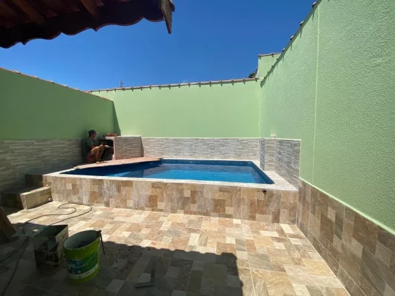 Imagem Casa com 2 dorms, Pedreira, Mongaguá - R$ 345 mil, Cod: 1319