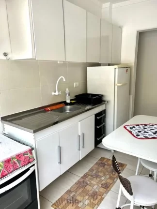 Imagem Apartamento com 1 dormitório à venda, 55 m² - Jardim Las Palmas - Guarujá/SP