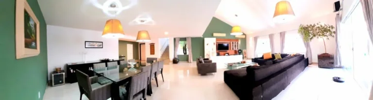 Imagem Casa em Condomínio Novo Leblon, em terreno de 1000 m², 6 suítes, jardins, piscina, área gourmet com churrasqueira.