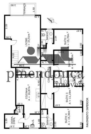 Imagem Cobertura Duplex no Alto da Lapa com piscina e churrasqueira, 4 suítes e 4 vagas.