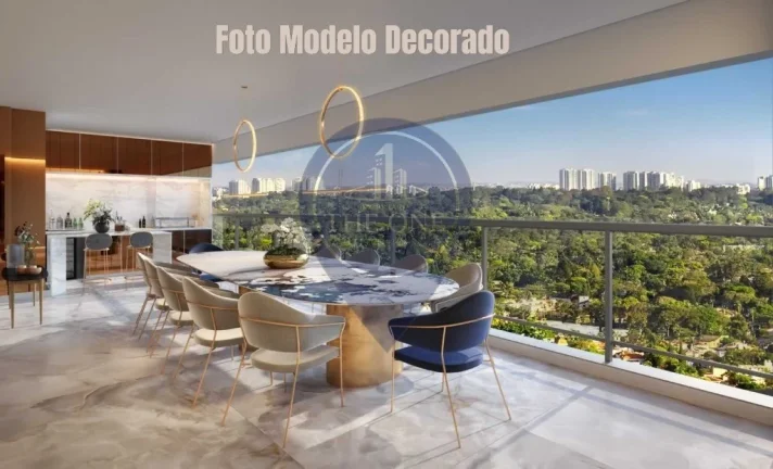 Imagem Imperdível apartamento de luxo com 3 quartos e 3 suítes no Brooklin Paulista, São Paulo-SP!