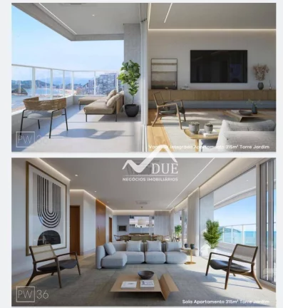 Imagem Apartamento com 4 dormitórios à venda, 315 m² por R$ 3.900.000,00 - Pompéia - Santos/SP