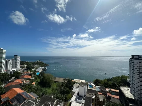 Imagem A 5ª Avenida Imóveis selecionou essa exclusivíssima unidade no MANSÃO CARYBÉ - Localizado na Ladeira da Barra - um 3 suítes novo 155,00m2 vista mar