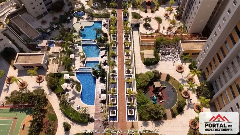 Imagem Apartamento de 3 Quartos a venda no Vila da Serra, andar alto, com Vista Definitivada. Lazer completo, Sinta se num Resort