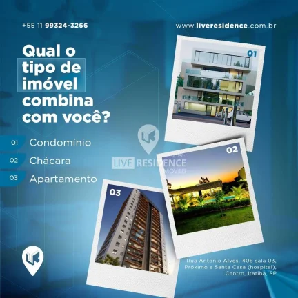 Imagem Terreno á venda em Itatiba-SP- Live Residence Imóveis