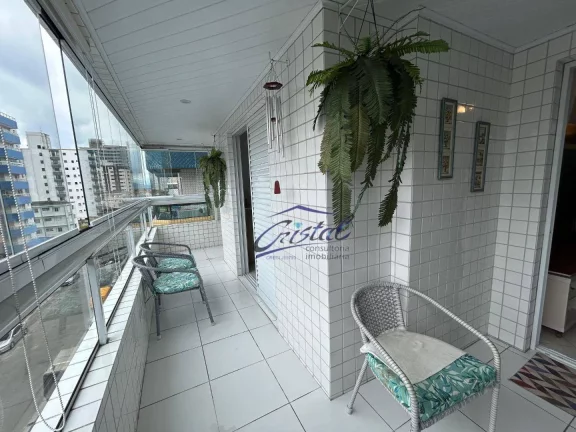 Imagem Apartamento com 3 dormitórios à venda, 127 m² por R$ 905.000,00 - Guilhermina - Praia Grande/SP