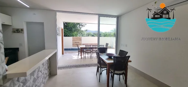 Imagem Casas para Alugar anual em Juquehy - com 3 suítes, lado direito, piscina e churrasqueira privativa máx. 8 pessoas | Juquehy Imobiliária