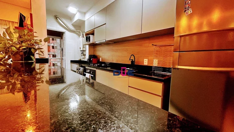 Imagem Apartamento com 3 dormitórios à venda, 82 m² por R$ 750.000 - Estuário - Santos/SP