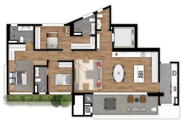 Imagem OÁS Barigui - Apartamento à venda no bairro Bigorrilho - Curitiba/PR