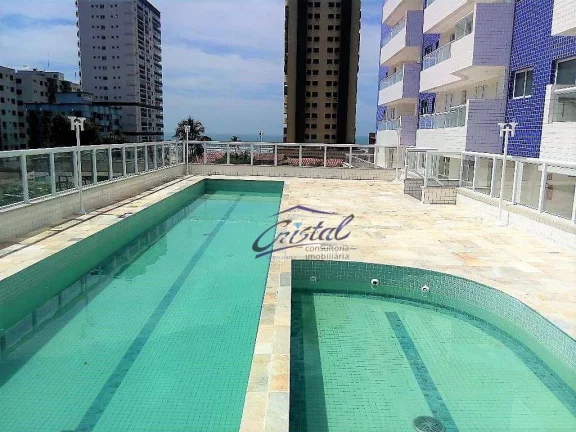 Imagem Apartamento com 3 dormitórios à venda, 112 m² por R$ 820.000,00 - Guilhermina - Praia Grande/SP