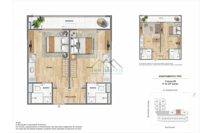 Imagem Farol da Guanabara - Apartamento 1 quarto, Porto Maravilha,RJ