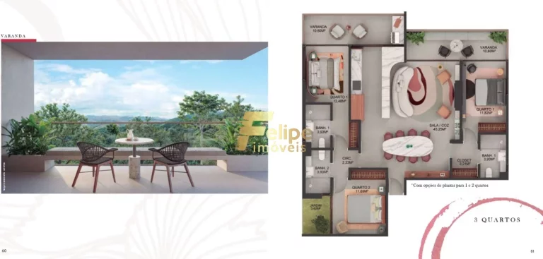 Imagem EXCELENTE APARTAMENTO DE 02 QUARTO EM CONDOMÍNIO DE ALTO PADRÃO, LOCALIZADO EM DOMINGOS MARTINS/ES!