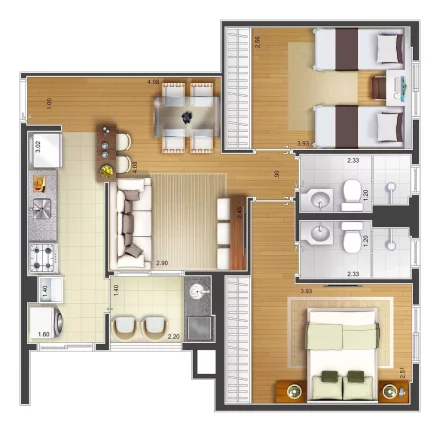 Imagem Apartamento para Venda em São Caetano do Sul / SP no bairro Santa Paula