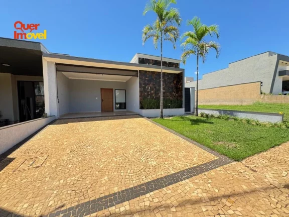Imagem Casa de Luxo em Condomínio para Venda ou Locação no Jardim Cybelli, Ribeirão Preto-SP 3 Quartos, 2 Suítes, 2 Salas - Condomínio Residencial dos Ipês