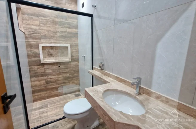 Imagem Casa nova à venda com 3 quartos e varanda gourmet no Jardim Itapuã