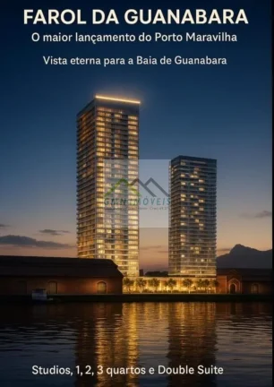 Imagem Farol da Guanabara - Apartamento 1 quarto, Porto Maravilha,RJ