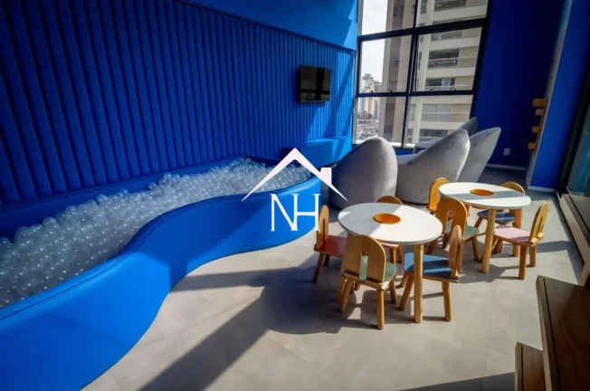 Imagem Studio em Perdizes de 38m c/ 1 dormitório, varanda gourmet, pet place, bicicletário, churrasqueira, sports bar,coworking,pilates,piscina,fitness,sauna