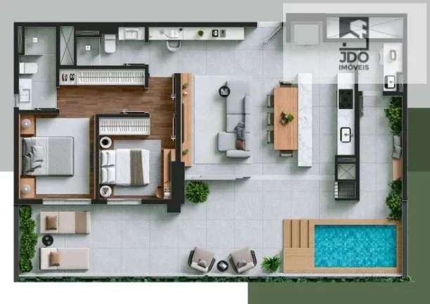 Imagem Apartamento Garden a Venda no bairro Portão - Curitiba, PR