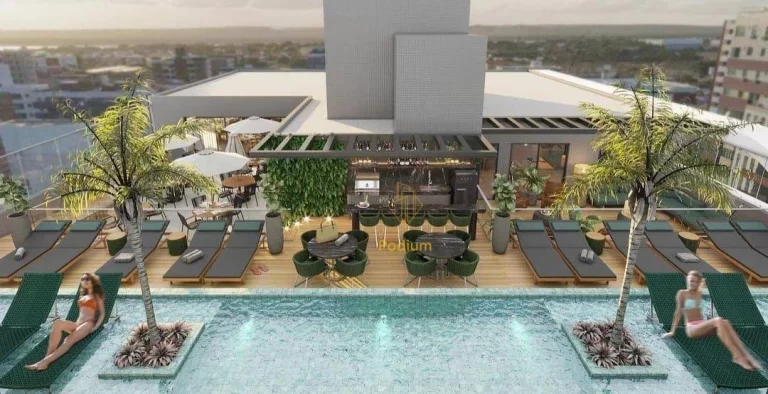 Imagem Flats com varanda/sacada a 180m da praia de Intermares - FL0248