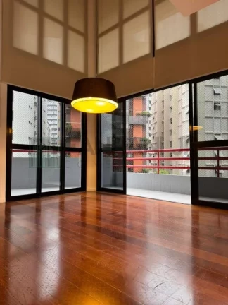 Imagem Apartamento de luxo no coração de São Paulo: 3 quartos, 3 suítes, 3 salas, 5 banheiros, 3 vagas de garagem, 170m² no Itaim Bibi.