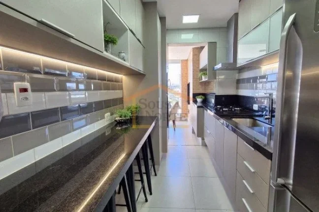Imagem Apartamento à venda, com 96m², 2 dormitórios sendo 2 suítes e 2 vagas de garagem.
Imóvel modern...
