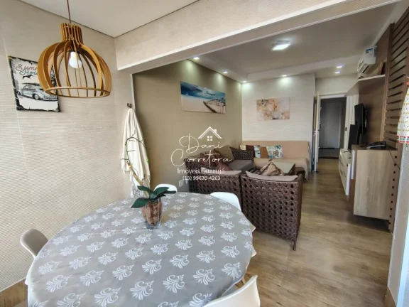 Imagem Aluguel de Apartamento de 2 Quartos com Suíte, lazer, varanda gourmet e 2 Vagas de Garagem em Pitangueiras, Guarujá-SP