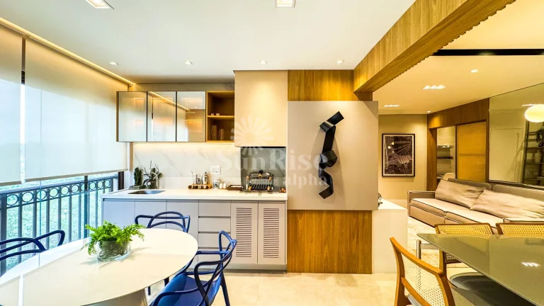 Imagem Apartamento Mobiliado e Decorado com 3 quartos e 2 vagas | 92 m² - R$1.850.000, | Alphaville - 18 do Forte