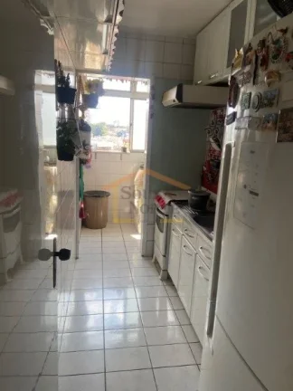 Imagem Apartamento com 49,6 m², composto por 2 dormitórios, sala para dois ambientes, varanda, cozinha, l...